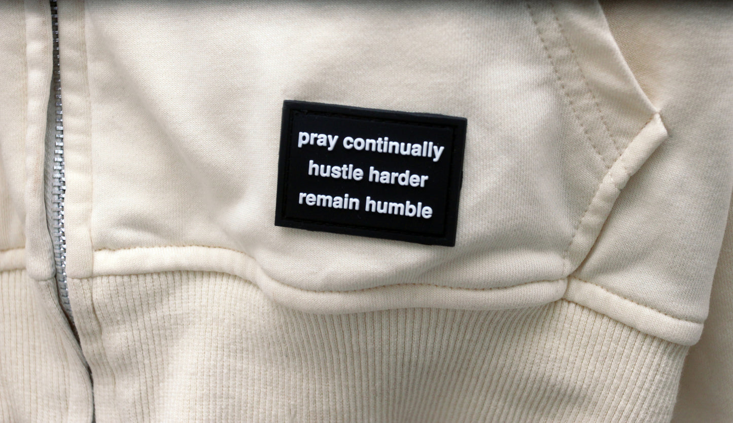 It's Your World Sweatsuit- Cream & Brown